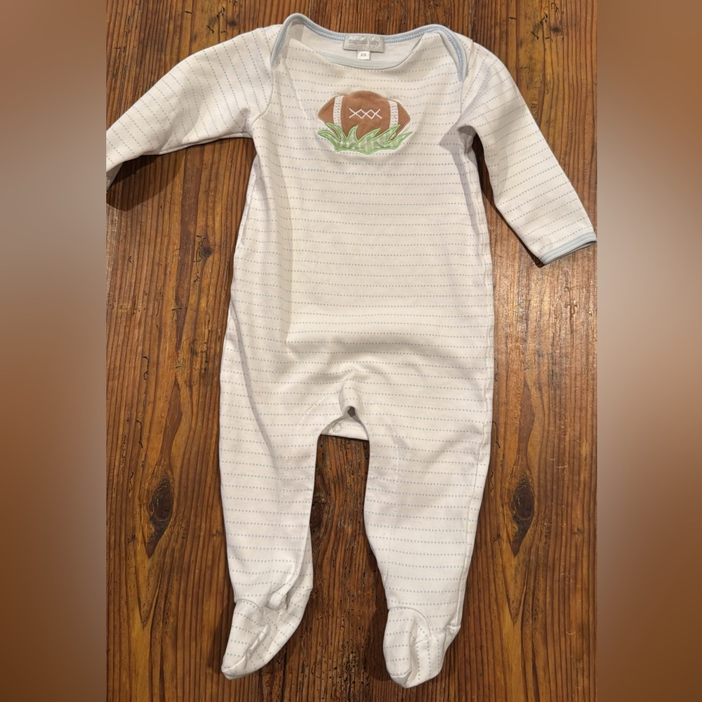 Magnolia Baby Football Footie
